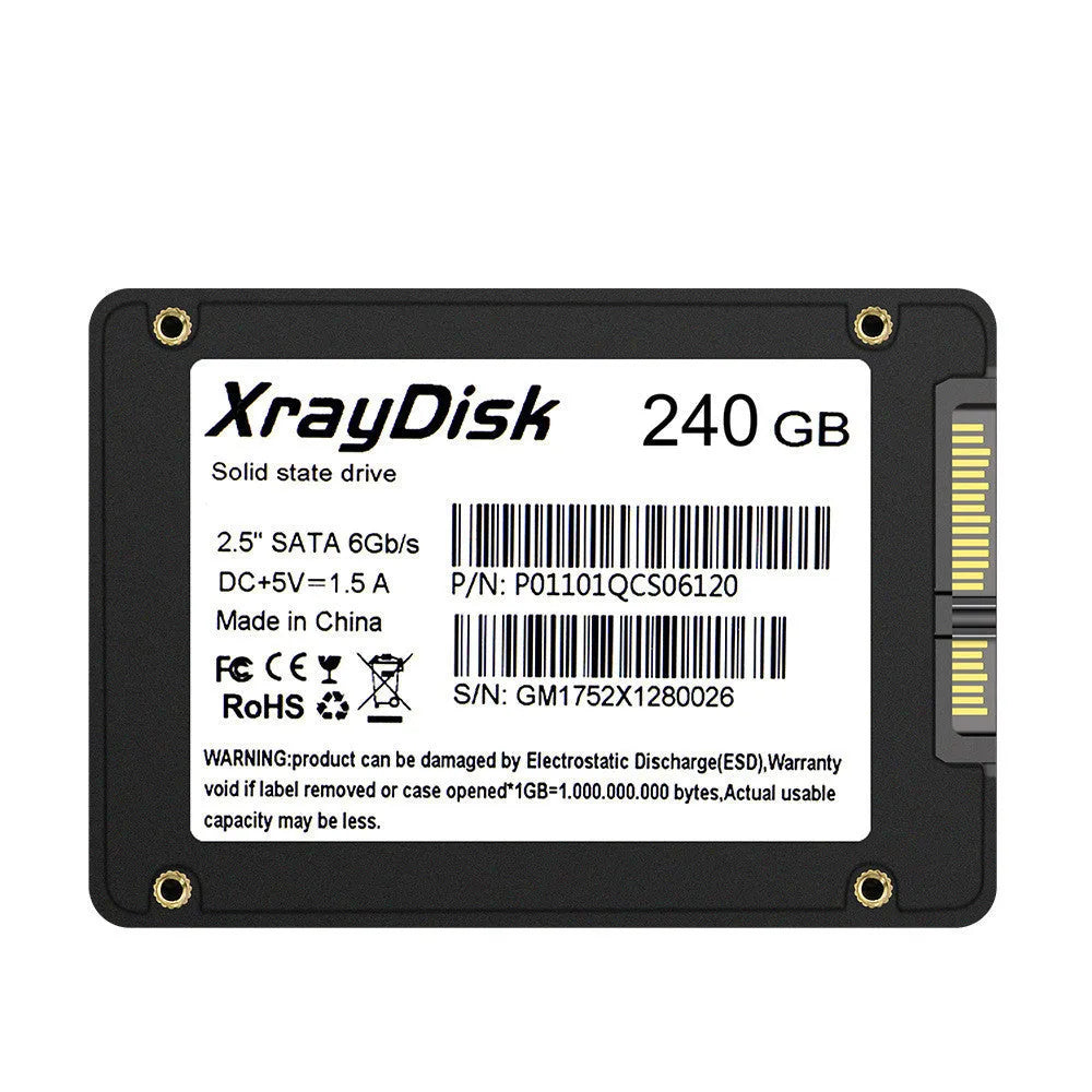 2.5 inch SATA3 solid state drive for desktop and notebook computers with 60GB to 512GB capacity