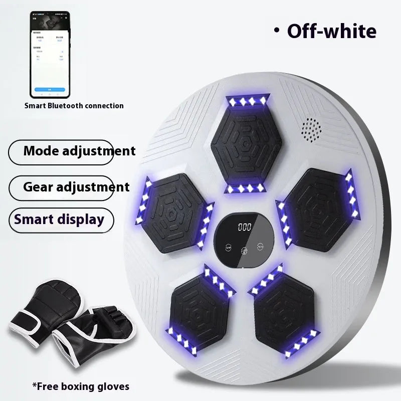 Smart music boxing machine reaction target with hanging wall design in multiple colour options