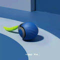 ABS pet toy ball in sky blue, green, orange, red, or grey with tetherball, plush, sudden ball, or bird sound style options