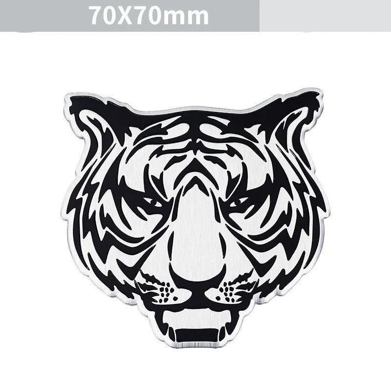 Aluminium car body sticker with animal designs for vehicle appearance modification