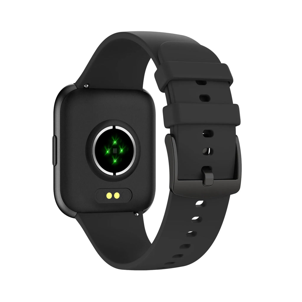 P25 smart bracelet with 1.69 inch screen, alloy case, silicone wristband, heart rate monitoring, USB 2.0