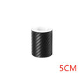 Roll of matte black 3D carbon fibre adhesive film for protecting car door sills
