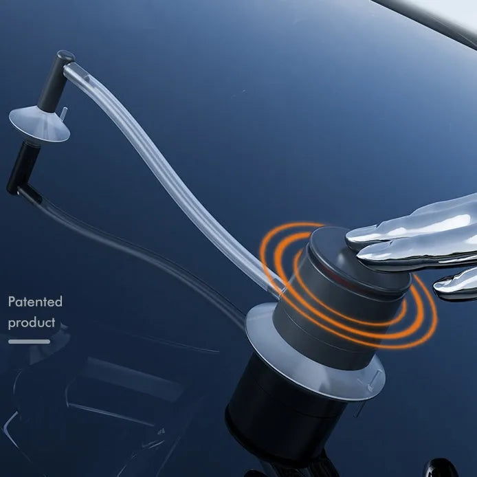 Plastic car windshield DIY crack and point repair tool kit.