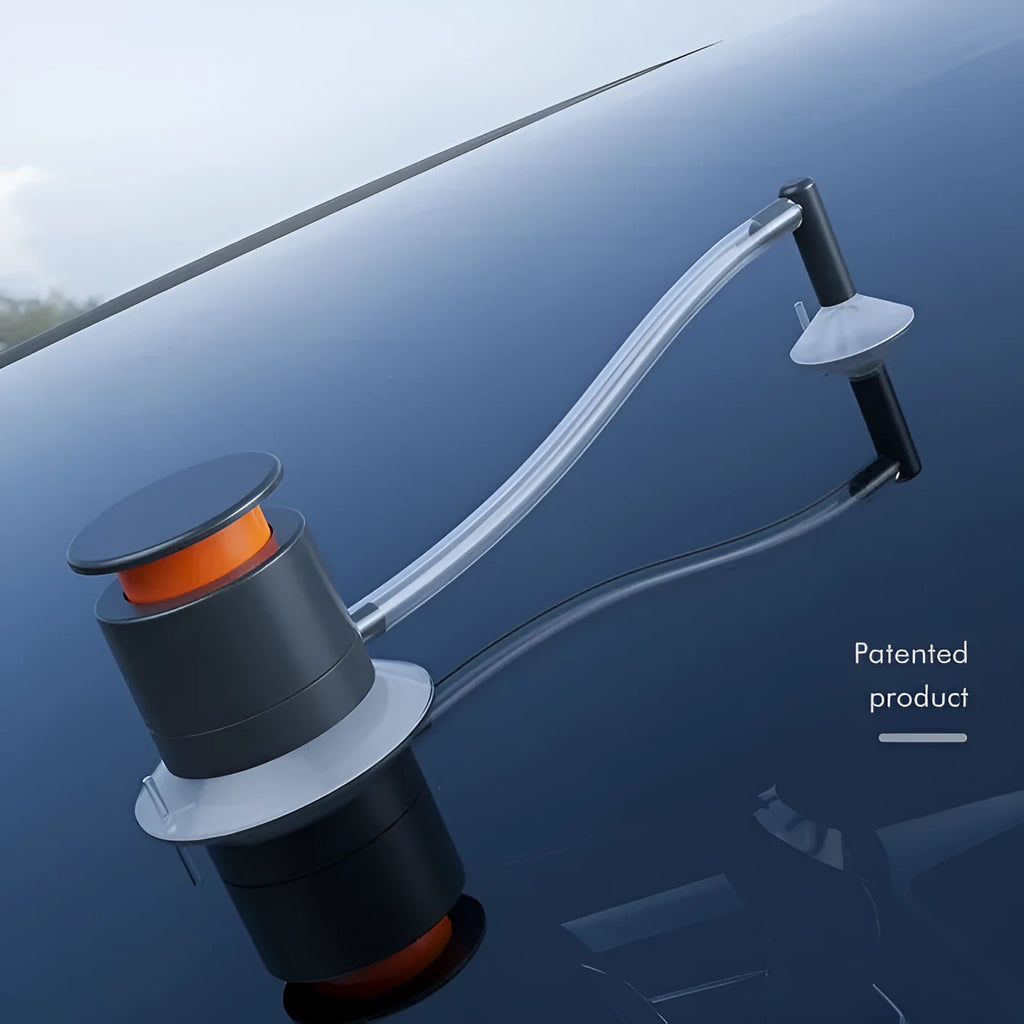 Plastic car windshield DIY crack and point repair tool kit.