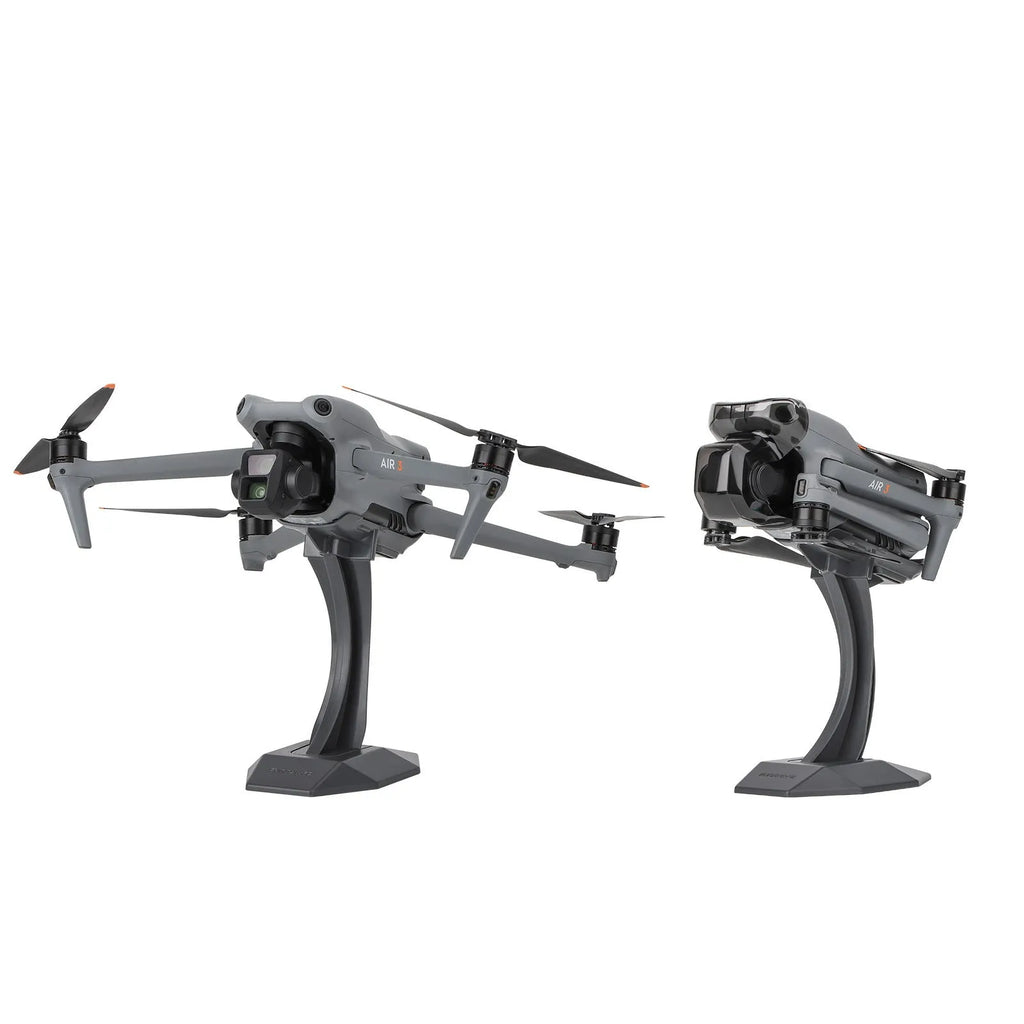Grey plastic desktop display stand for DJI Air 3S, Air 3, Air 2S and Air 2 drones, 98g, foldable bracket