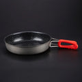 Alocs Medical Stone Colour folding non-stick frying pan, aluminium alloy, 180x44mm, single pan
