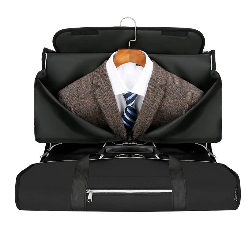 Oxford cloth business leisure storage sports bag in grey black or dark blue with dry wet separation compartments