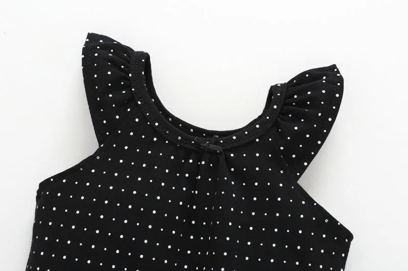 Girls' sleeveless romper jumpsuit in two colours, sizes 6M to 24M, newborn gift box set