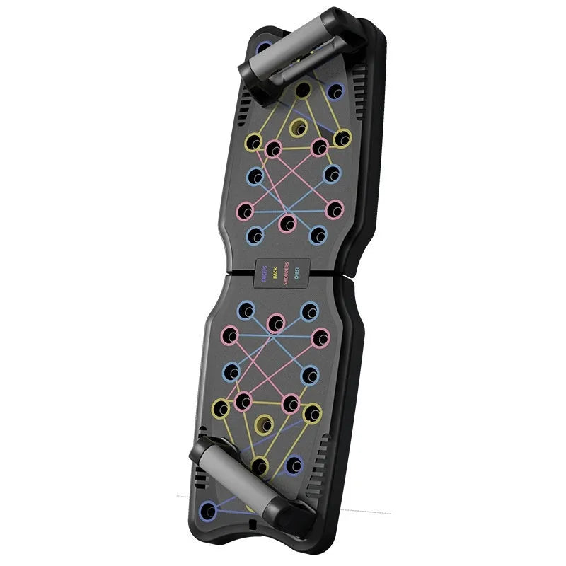 Flat ABS plastic push up support plate for fitness training, shown in available colour options.