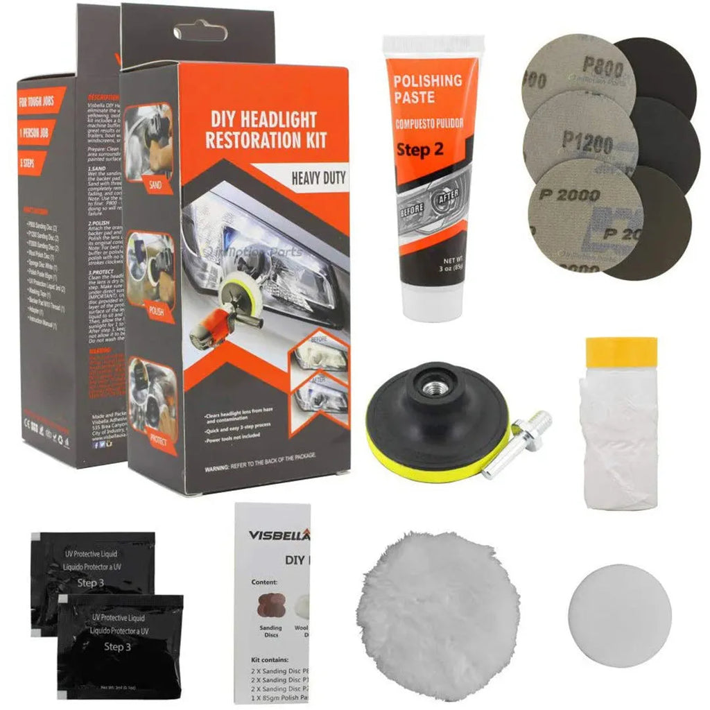 Carbon steel headlight repair tool measuring 15cm x 15cm x 5cm for vehicle and machine maintenance