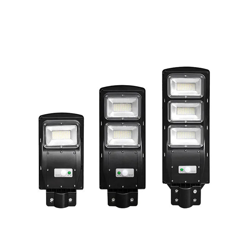 60W integrated solar street light with remote control for outdoor installation