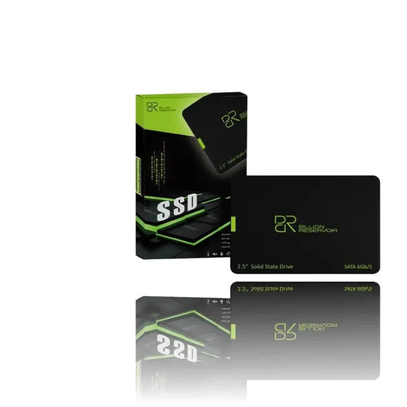 2.5-inch black solid state drive with SATA3.0 interface for computer storage