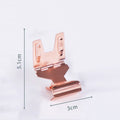 Metal bread price tag label clip for baking dessert display in modern simplicity style with wing clip