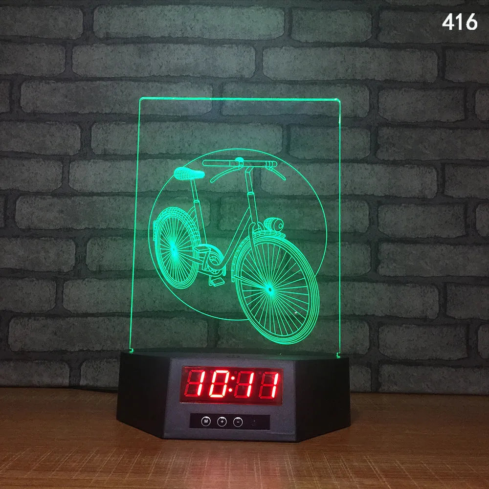3D glowing dolphin night light LED table lamp with remote control on wooden surface