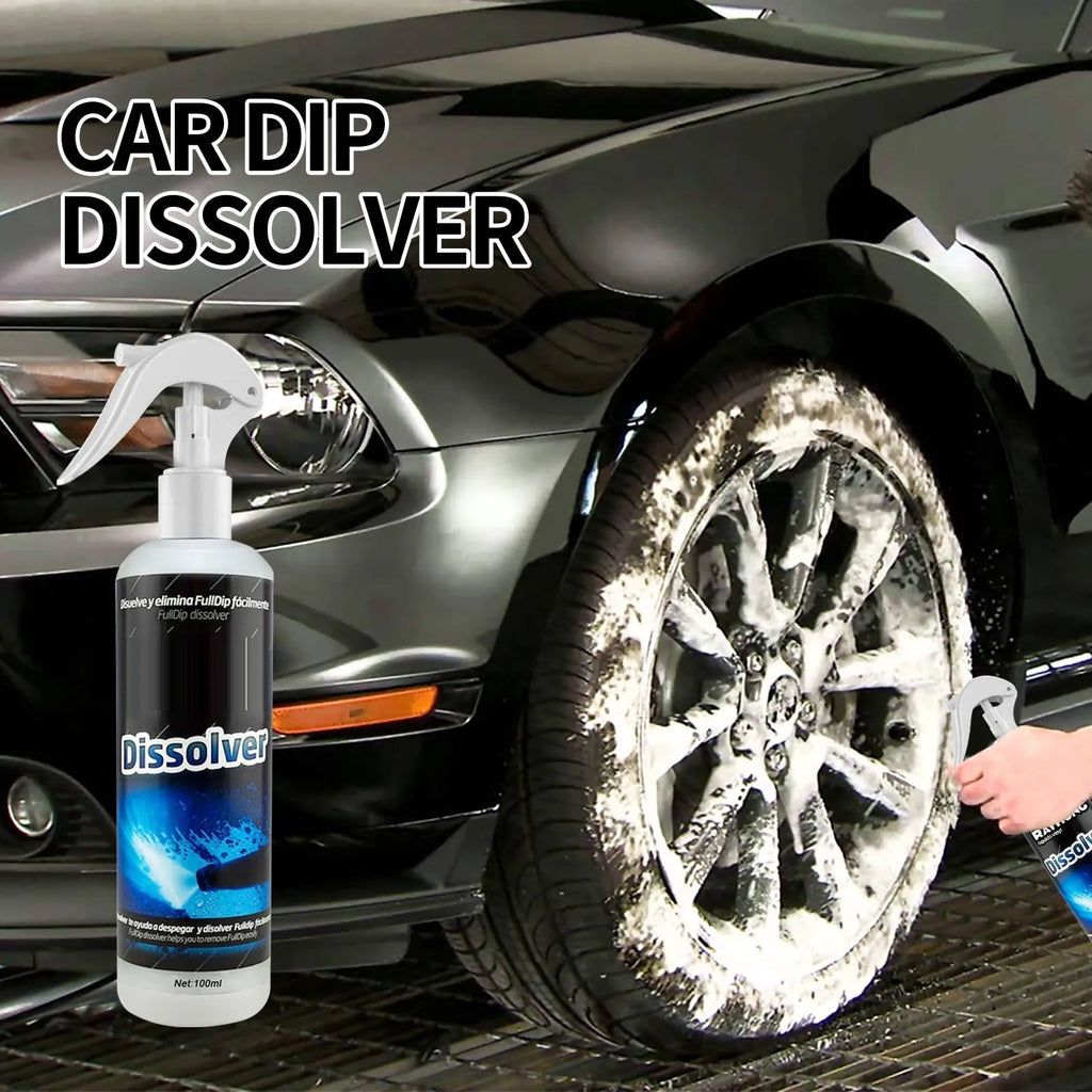 100ml bottle of water-based car interior foam cleaning agent for seat stain removal