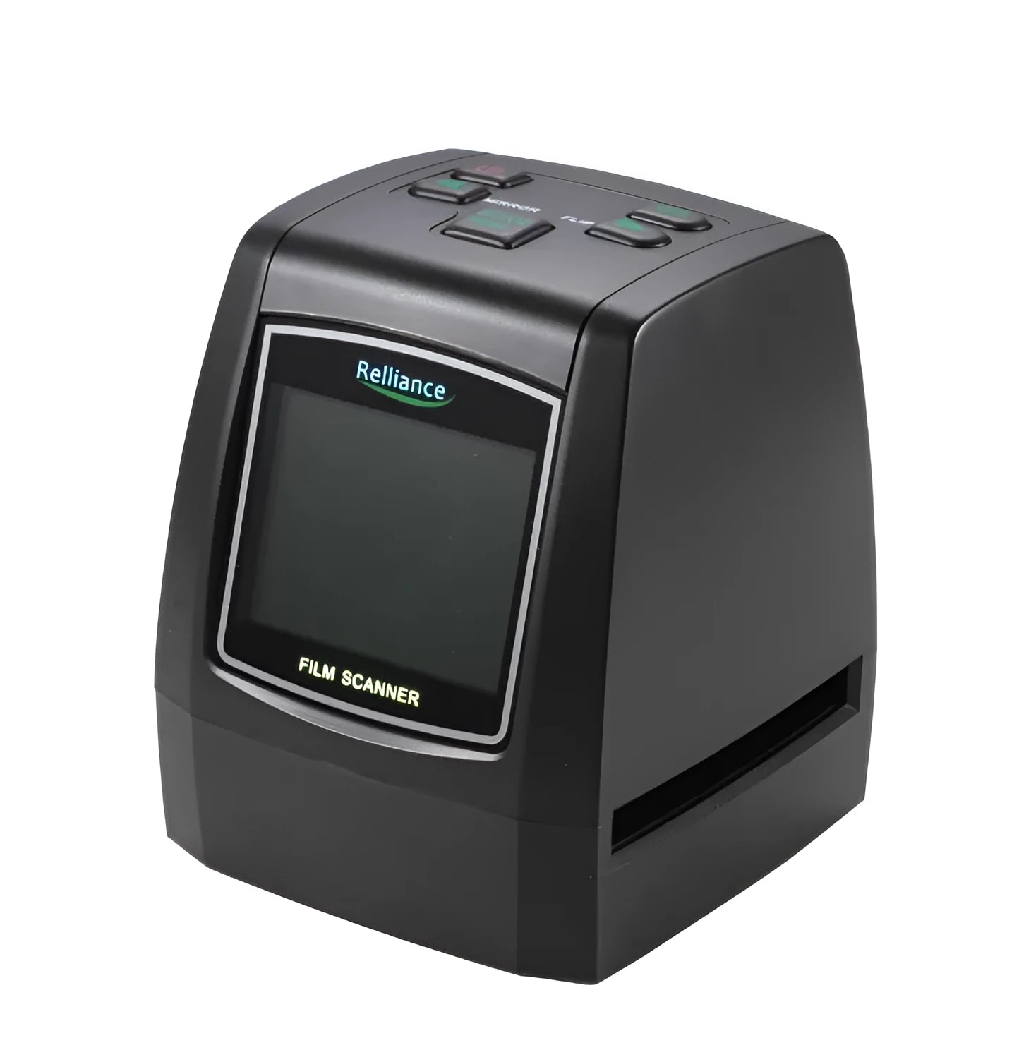 USB film negative scanner with LCD display for converting slides and film to digital files