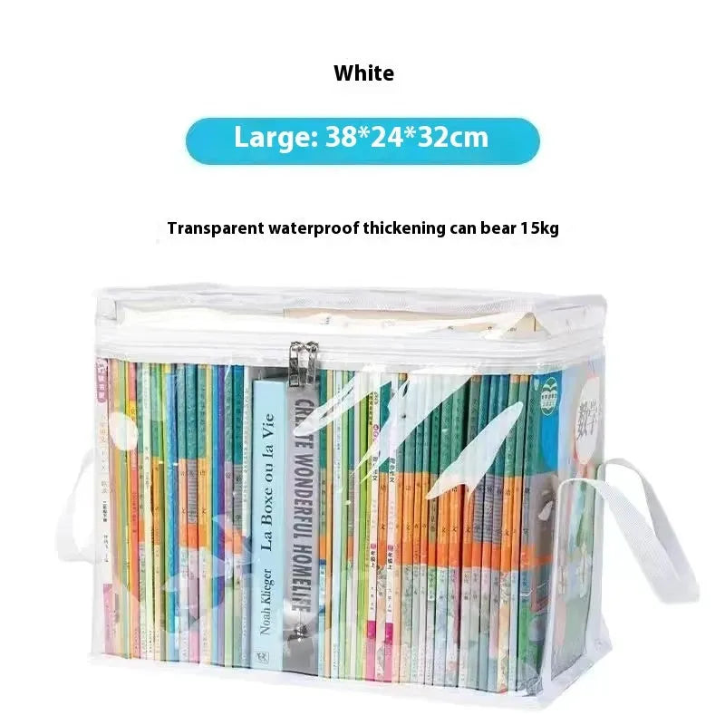 Black PVC buggy bag showing foldable design with 38 x 24 x 32 cm dimensions and 24L capacity