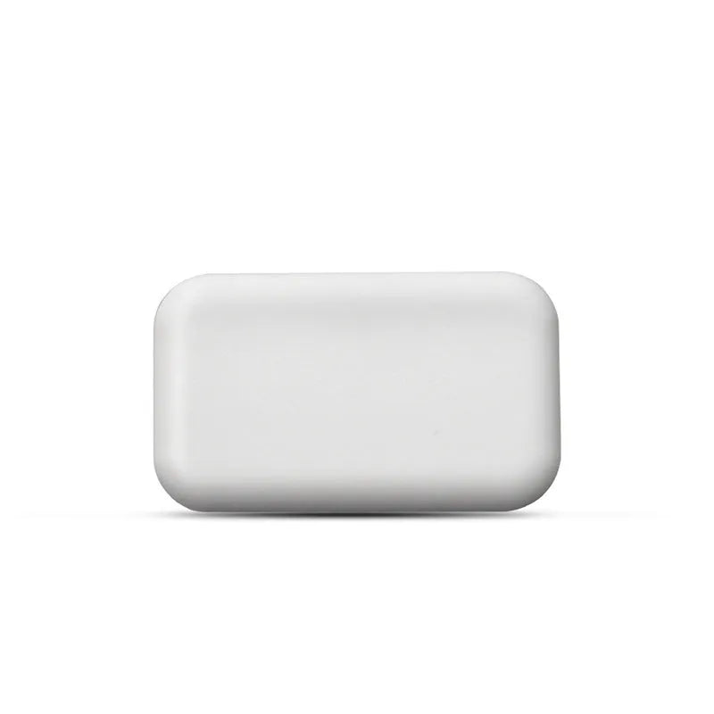 White portable 4G/3G wireless router, plastic body, 9.8x5.3x0.8cm, one slot, mobile car hotspot