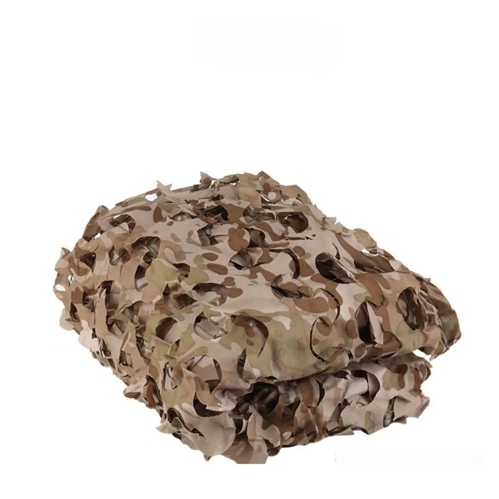 Green camouflage net cover set showing multiple pattern options for outdoor use