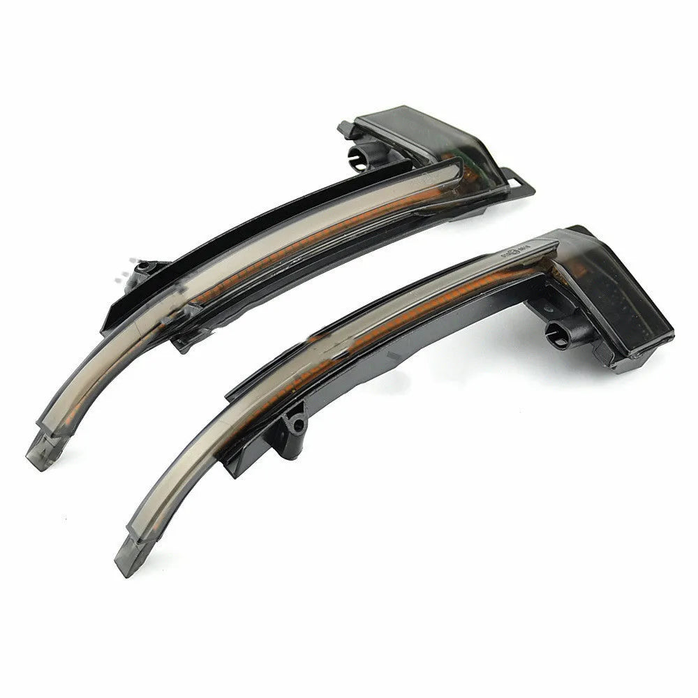 Dynamic LED mirror turn signal for Audi B8 and B8.5 models in black or white housing