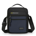 Men's nylon crossbody bag in green colour with urban simplicity style and waterproof feature