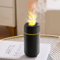 Compact black car air freshener diffuser with automatic sprayer and 100mL water tank