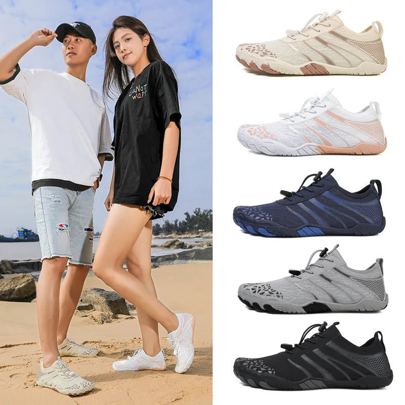 Lycra stretch fabric beach running shoes in A826 colour variants for upstream sports