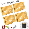Gold M Series SD memory card with Class 4 speed rating, capacity 128GB