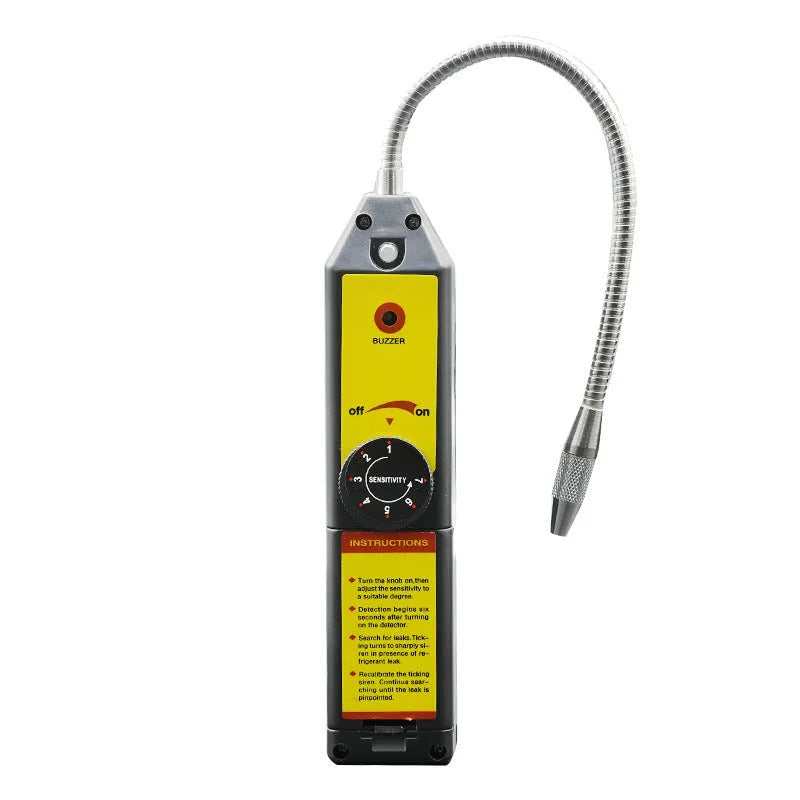 WJL-6000 electronic halogen leak detector with extended probe for automotive air conditioning testing