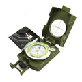 K4074 metal professional outdoor compass with hanging rope and ring, measuring 10cm