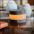 Orange volcanic rock USB touch night lamp with essential oil diffuser and dimming function