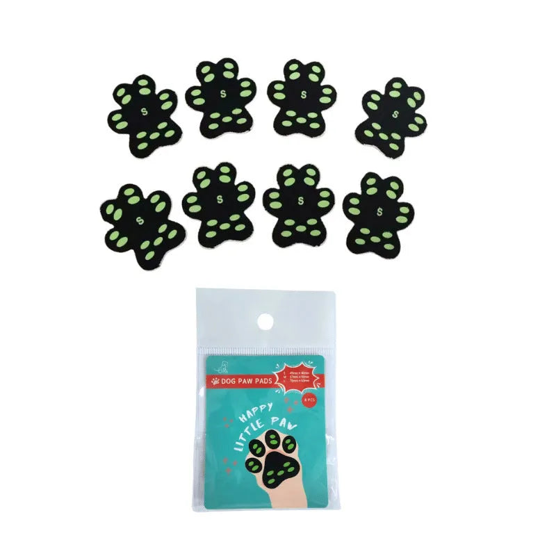 Breathable invisible silicone cloth claw protection pads for dogs in S and M sizes