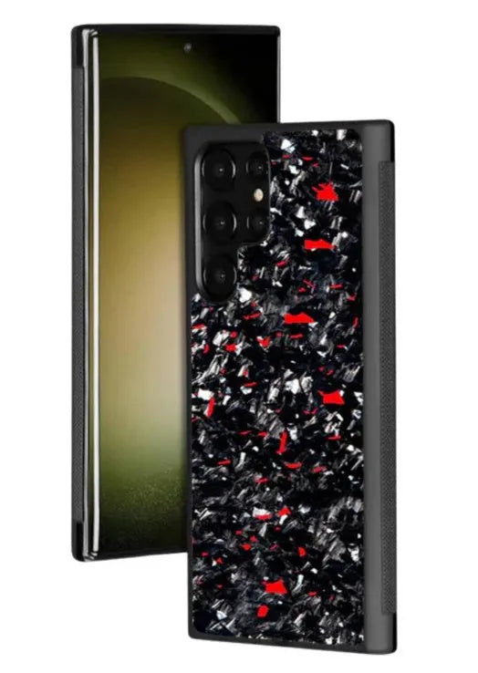 Samsung Galaxy phone case in Forged carbon fibre or 3K Twill patterns for S20, S21, S23 FE models