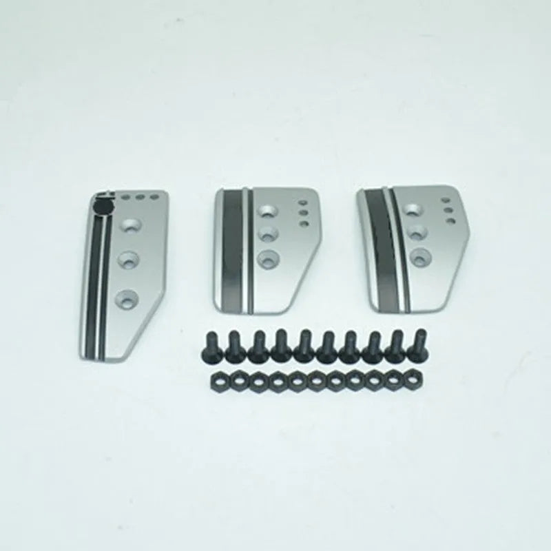Aluminium alloy manual transmission car pedal set with brake accelerator clutch
