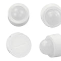 Compact white wireless infrared motion sensor for home automation with ZigBee 3.0 connectivity.