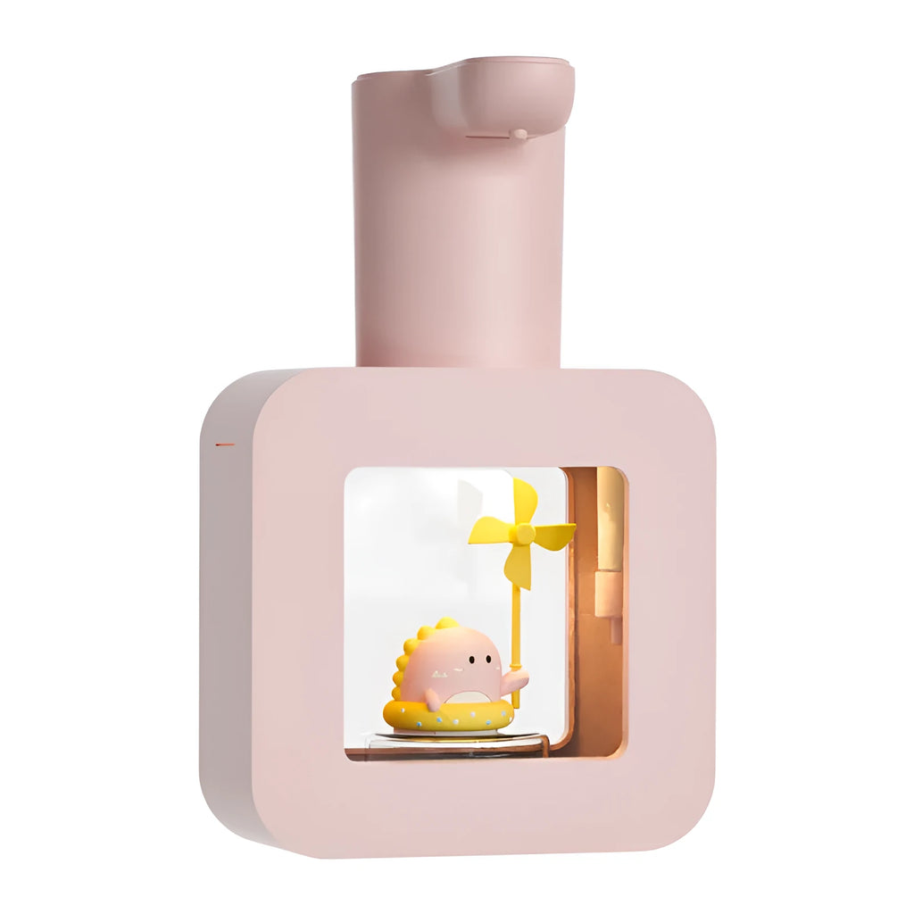 Kids automatic sensor soap dispenser with unicorn design and touchless foam operation