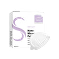 Four nano microneedle transdermal patches in a pack with ingredients ginger, mugwort root, and GLP-1 listed.