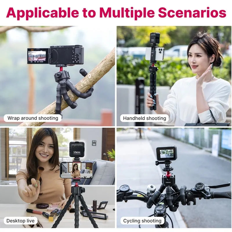 Aluminium alloy tripod photography video live VLOG suite 2985 set for content creation