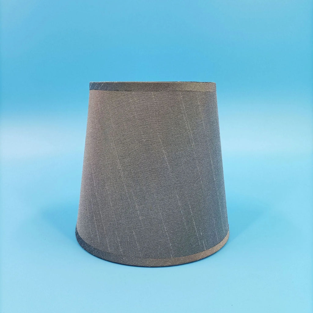 Modern minimalist fabric lampshade with horizontal paste texture in multiple colour options