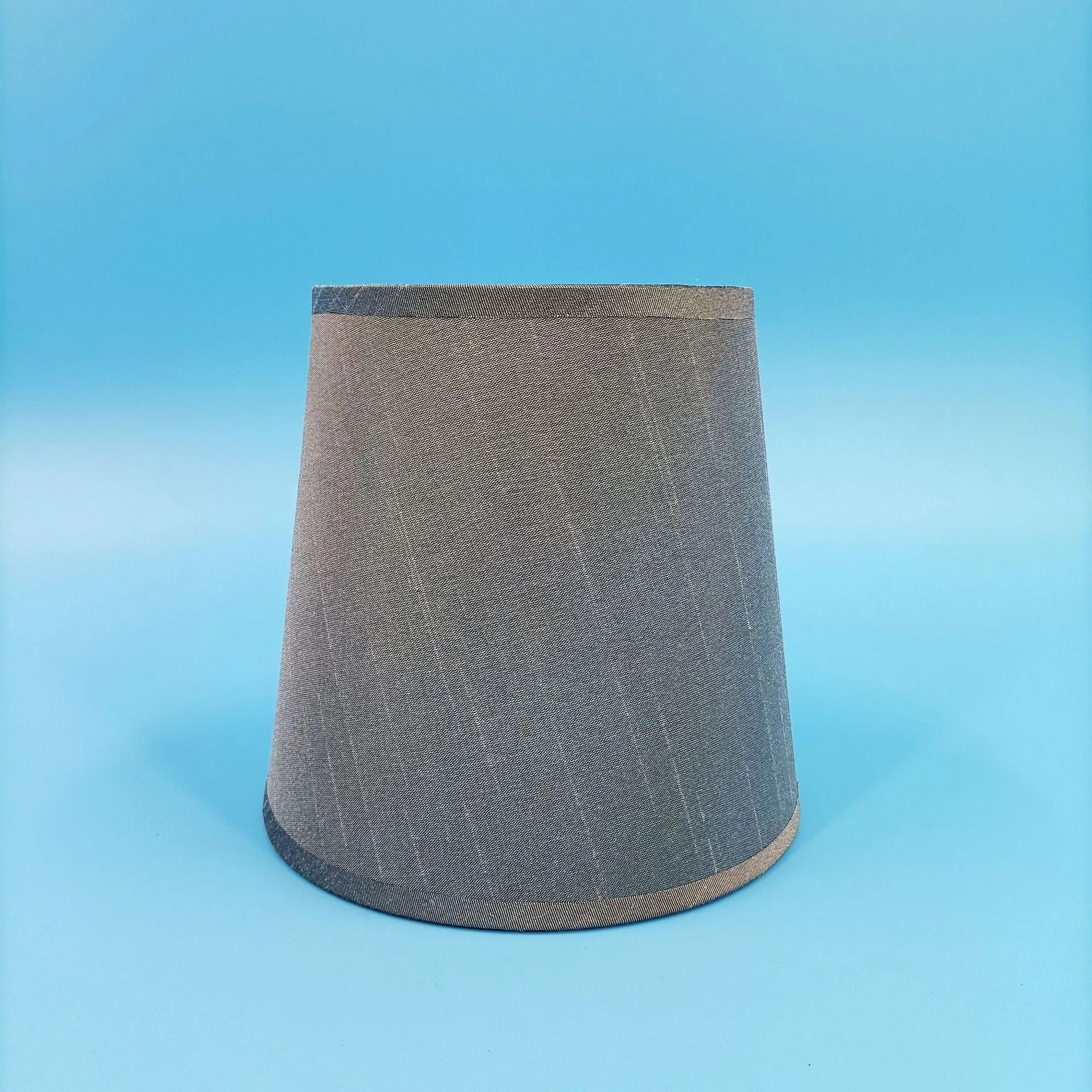 Modern minimalist fabric lampshade with horizontal paste texture in multiple colour options