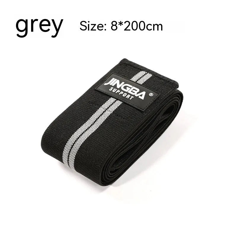 Adjustable adult knee pads for sports in blue, grey, red, and yellow colours.