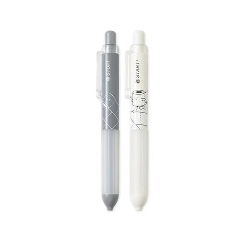 0.5mm mechanical pencil with cloud grip design in black and white colour options