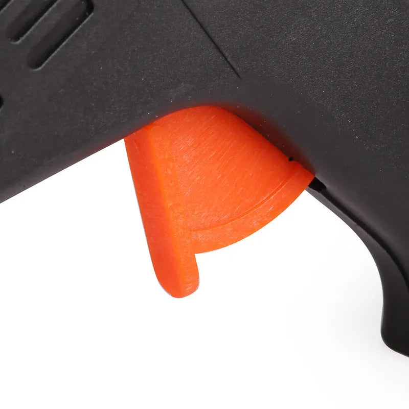20W small glue gun with flat US plug, compact design for crafting and repairs