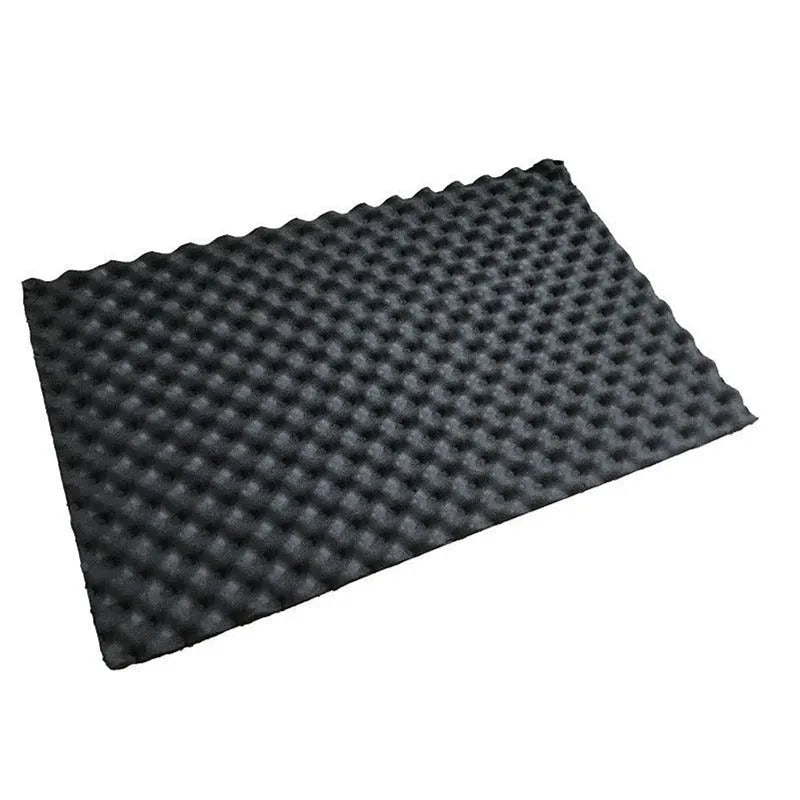 Black car sound-absorbing sponge sheet 80cm x 25cm by 1cm thick for exterior modification