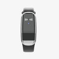 Black and white ultrasonic mosquito repellent bracelet with USB charging cable for pregnancy and baby protection