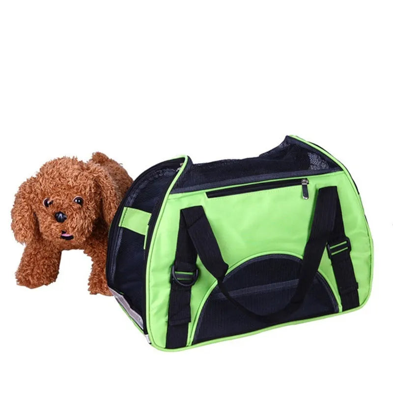 Oxford pet carrier bag in S M L sizes for cats dogs rabbits travel handbag