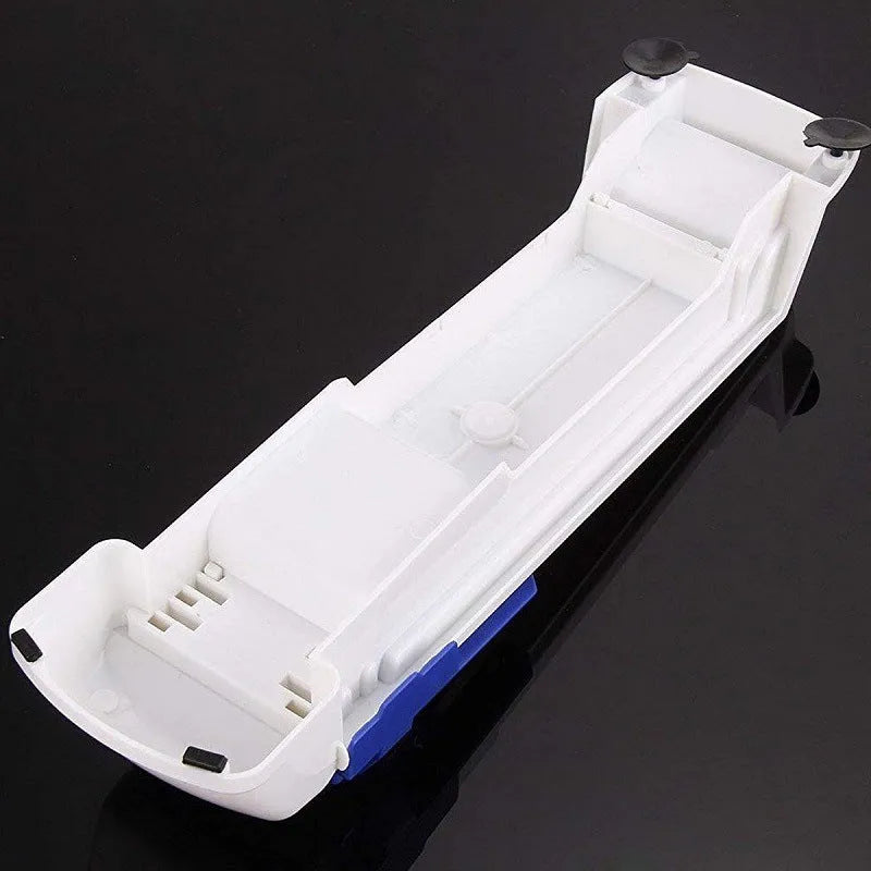 Blue vegetable roll meat roller kitchen gadget 36cm on countertop