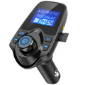 Car audio video navigation FM transmitter with 1.3 inch monochrome screen and ABS casing