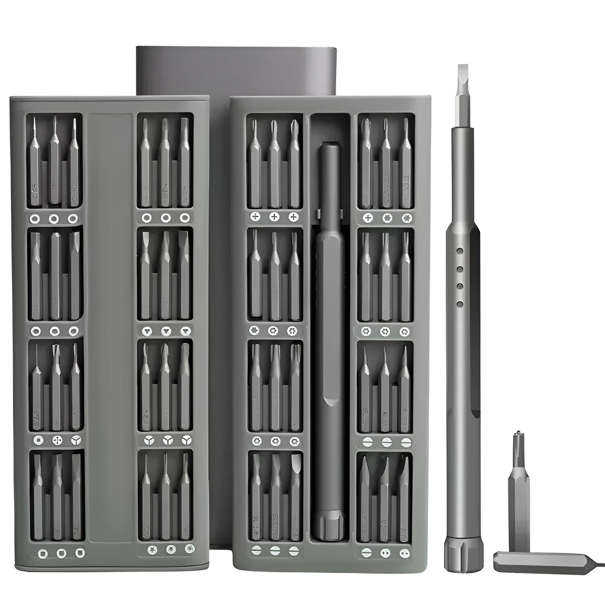 49-in-1 magnetic precision screwdriver set for mobile phone disassembly with nickel aluminium bronze construction