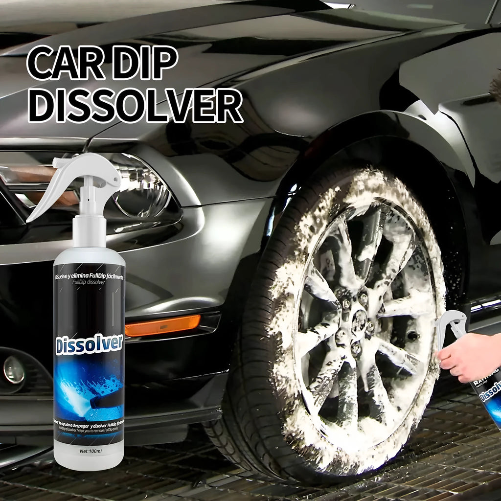 100ml bottle of water-based car interior foam cleaning agent for seat stain removal